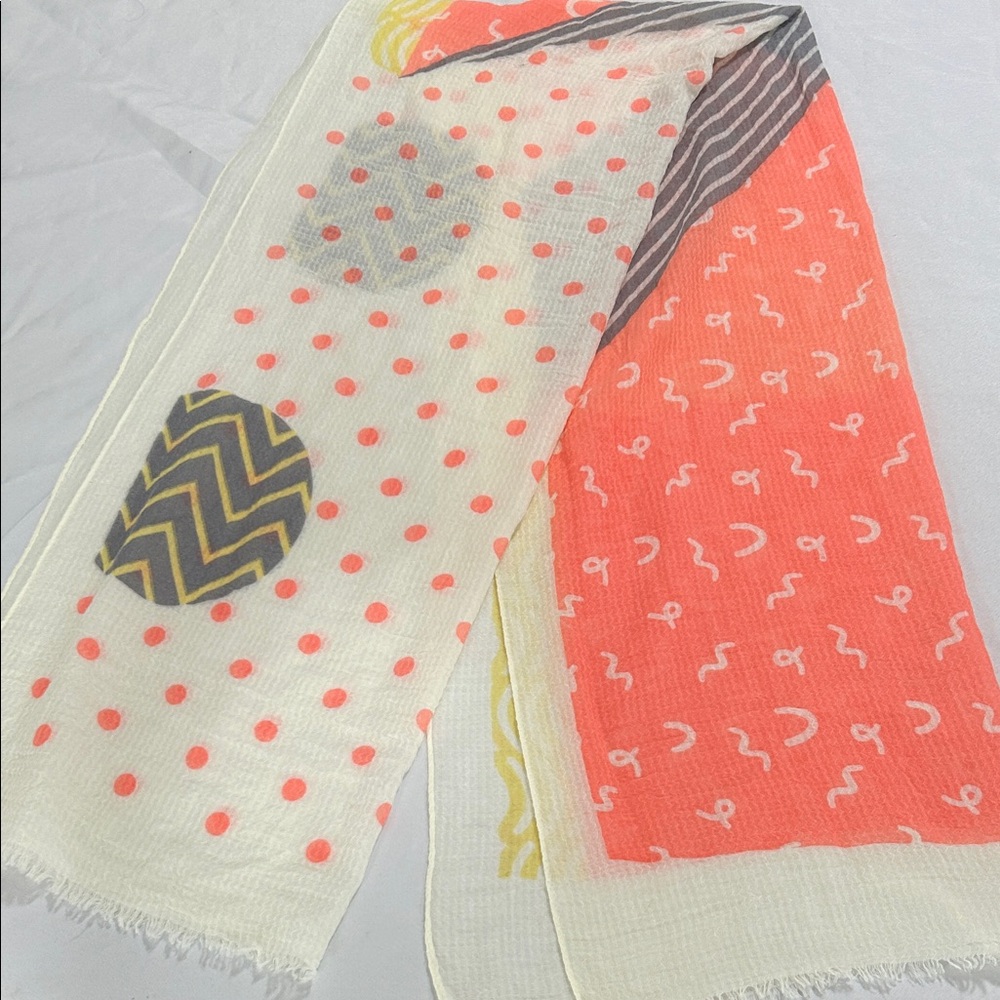 Abstract Colorful Patterned Scarf